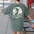 Scary Halloween Cat Costume Retro Cat Moon For Men Women Kids Women's Comfort Colors T-Shirt Back Print Moss