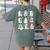 Science Teacher Ghost Laboratory Halloween Teacher Women's Comfort Colors T-Shirt Back Print Moss