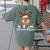 Science Teacher Squad Reindeer Christmas Teacher Xmas Lights For Men Women Women's Comfort Colors T-Shirt Back Print Moss Science Teacher Squad Reindeer Christmas Teacher Xmas Lights For Men Women Women's Comfort Colors T-Shirt Back Print Moss