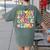 In My Second Grade Era Girl Back To School 2nd Grade Teacher Women's Comfort Colors T-Shirt Back Print Moss In My Second Grade Era Girl Back To School 2nd Grade Teacher Women's Comfort Colors T-Shirt Back Print Moss
