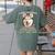 Siberian Husky Professional Human Trainer Women's Comfort Colors T-Shirt Back Print Moss