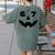 Six Seven Halloween Costume For Students Teachers 6 7 Women's Comfort Colors T-Shirt Back Print Moss Six Seven Halloween Costume For Students Teachers 6 7 Women's Comfort Colors T-Shirt Back Print Moss