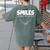 Smile Smiles Change The World Teacher T-Shirt Happy T-Shirt Women's Comfort Colors T-Shirt Back Print Moss