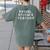 Social Studies Teacher Men Women T-Shirt Women's Comfort Colors T-Shirt Back Print Moss