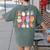 Special Education Teacher Ghosts Halloween SPED Teacher Women's Comfort Colors T-Shirt Back Print Moss