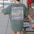 Sped Caffeinate Advocate Laminate Educate Teacher Women's Comfort Colors T-Shirt Back Print Moss