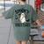 Spooky Toddler Teacher Halloween School Women's Comfort Colors T-Shirt Back Print Moss