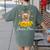 Sunflower Yorkie Mom Dog Lover Women's Comfort Colors T-Shirt Back Print Moss