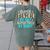 Super Teacher By Day Super Tired By Night Superhero Teacher Men Women Women's Comfort Colors T-Shirt Back Print Moss