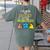 I Teach Cutest Little Monsters Halloween Teacher Men Women Women's Comfort Colors T-Shirt Back Print Moss
