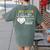 Teacher Aide Appreciation Cute Heart Tee For Women Women's Comfort Colors T-Shirt Back Print Moss Teacher Aide Appreciation Cute Heart Tee For Women Women's Comfort Colors T-Shirt Back Print Moss
