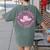 In My Teacher Era Yeehaw Pink Teacher Western Cowgirl Women's Comfort Colors T-Shirt Back Print Moss