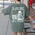 Teacher Halloween Shirt I'Ll Just Wait Until It's Quiet Women's Comfort Colors T-Shirt Back Print Moss