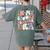 Teacher Halloween In My Spooky Teacher Era Retro Groovy Women's Comfort Colors T-Shirt Back Print Moss Teacher Halloween In My Spooky Teacher Era Retro Groovy Women's Comfort Colors T-Shirt Back Print Moss