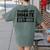 Teacher Life Jail Inmate Prisoner Halloween Costume Women's Comfort Colors T-Shirt Back Print Moss