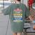 Teacher Tiny Human Tamer This My Circus These Are My Monkeys Women's Comfort Colors T-Shirt Back Print Moss