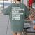Teachers Are Underpaid Because America Does Not Value Men Women Women's Comfort Colors T-Shirt Back Print Moss