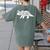 Teachersaurus Like A Normal Teacher Awesome Dinosaur Teacher Men Women Girls Kids Women's Comfort Colors T-Shirt Back Print Moss
