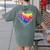Teaching Is a Work Of Heart Tie Dye Hippie For Teacher For Men Women Girls Kids Women's Comfort Colors T-Shirt Back Print Moss