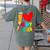 Teens Graduation I Heart My Teachers I Love My Teachers Women's Comfort Colors T-Shirt Back Print Moss