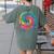 Tie Dye Prek Teacher Rainbow Preschool Back To School Girl Women's Comfort Colors T-Shirt Back Print Moss Tie Dye Prek Teacher Rainbow Preschool Back To School Girl Women's Comfort Colors T-Shirt Back Print Moss