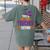 Tired Teacher Costume For Halloween Teachers Women's Comfort Colors T-Shirt Back Print Moss