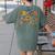 Trick Or Teach Funny School Teacher Halloween Costume Women's Comfort Colors T-Shirt Back Print Moss