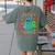 Trick Or Teach Neon Ghost Flower Teacher Spooky Halloween Women's Comfort Colors T-Shirt Back Print Moss Trick Or Teach Neon Ghost Flower Teacher Spooky Halloween Women's Comfort Colors T-Shirt Back Print Moss