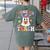 Trick Or Teach Teacher Groovy Ghost Halloween Teacher Women's Comfort Colors T-Shirt Back Print Moss