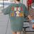 Trick Or Teach Teacher Halloween Costume Men Women Women's Comfort Colors T-Shirt Back Print Moss