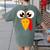 Turkey Face Halloween Costume Thanksgiving Teacher Nurse Women's Comfort Colors T-Shirt Back Print Moss Turkey Face Halloween Costume Thanksgiving Teacher Nurse Women's Comfort Colors T-Shirt Back Print Moss