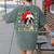 Ugly Xmas Sweater Santa Boston Terrier Dog Christmas For Men Women Kids Women's Comfort Colors T-Shirt Back Print Moss
