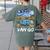 Van Go Retro Vanlife Art Teacher Women's Comfort Colors T-Shirt Back Print Moss