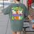 Will Trade Students For Candy Teacher Cute Halloween Costume Women's Comfort Colors T-Shirt Back Print Moss