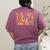 100 Days Of School Music Teacher Women's Comfort Colors T-Shirt Back Print Berry