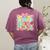 100 Days Of School Preppy 100th Day Of School Teacher Kids Women's Comfort Colors T-Shirt Back Print Berry 100 Days Of School Preppy 100th Day Of School Teacher Kids Women's Comfort Colors T-Shirt Back Print Berry