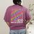 100th Day Of School Teacher Kids 100 Days Math Numbers Women's Comfort Colors T-Shirt Back Print Berry