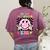 In My 1st Grade Era Smile Face Back To School Teacher Kid Women's Comfort Colors T-Shirt Back Print Berry