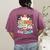 3rd Grade Boo Crew Third Grade Halloween Costume Teacher Kid Women's Comfort Colors T-Shirt Back Print Berry