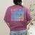 6 Out Of 7 Teachers Think 67 Of Students Overuse 67 Quote Women's Comfort Colors T-Shirt Back Print Berry