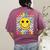 67th Day Of School Shirt 67 Days Smarter Teacher Boy Girls Women's Comfort Colors T-Shirt Back Print Berry