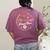 8th Grade Dream Team Eighth Grade Teacher Kid Back To School Women's Comfort Colors T-Shirt Back Print Berry