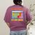 AAC Awareness AAC Teacher It's Not A Screen It's My Voice Men Women Women's Comfort Colors T-Shirt Back Print Berry