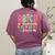 ABCD Kindergarten Rocks Pencil Lightning Teachers Rock Boys Women's Comfort Colors T-Shirt Back Print Berry