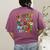 ABCs Learning Kindergarten Teacher Christmas Lights Alphabet For Men Women Kids Women's Comfort Colors T-Shirt Back Print Berry