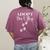 Adopt Animals Don't Shop For Them Women's Comfort Colors T-Shirt Back Print Berry