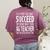 AG Teacher Shirt If At First You Don't Succeed Agriculture Women's Comfort Colors T-Shirt Back Print Berry AG Teacher Shirt If At First You Don't Succeed Agriculture Women's Comfort Colors T-Shirt Back Print Berry