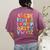 Alphabet A-Z ABC Kids Back To School Pre K Teachers Women's Comfort Colors T-Shirt Back Print Berry Alphabet A-Z ABC Kids Back To School Pre K Teachers Women's Comfort Colors T-Shirt Back Print Berry