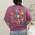 Alphabet Animals ABCs Zoo Kids Boys Girls Teacher Women's Comfort Colors T-Shirt Back Print Berry