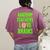 Anatomy Teachers Love Brains Halloween Teacher Costume Shirt Women's Comfort Colors T-Shirt Back Print Berry